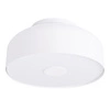 Stropní svítidlo OMIQ bílé kulaté moderní do obýváku a ložnice SOLLUX 30 cm