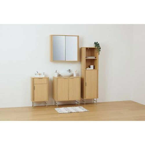 Koupelnová skříňka Liora 70 cm béžová pod umyvadlo skandinávský styl 5five simply smart