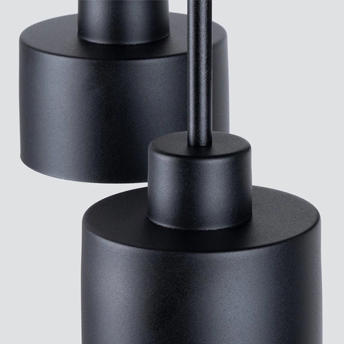 Stropní svítidlo SAVAR 3 černé moderní kovové do obýváku a kuchyně E27 trojramenné