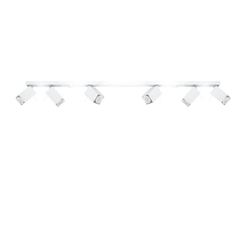 Stropní svítidlo MERIDA 6L bílá moderní kovová do obýváku a kuchyně Sollux