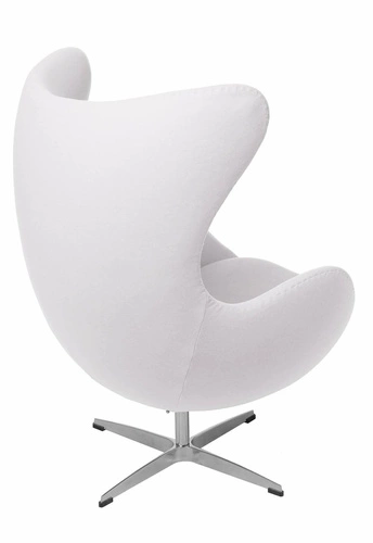 Křeslo Egg kašmír bílý