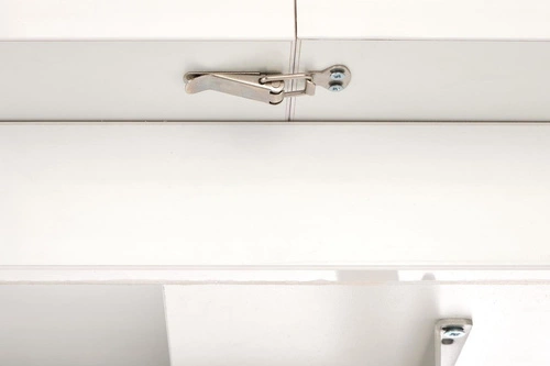 Rozkládací jídelní stůl Setty bílý mat moderní s nastavitelnou výškou Intesi