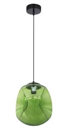 Závěsná lampa Club 28 1x60W E27 zelená