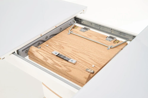 Rozkládací jídelní stůl Roles bílý dub moderní 140-180 cm Intesi