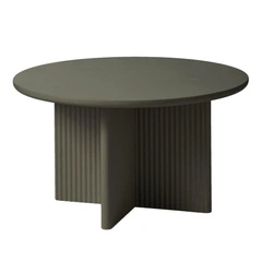 Konferenční stolek Palma kulatý 80 cm zelený moderní do obývacího pokoje