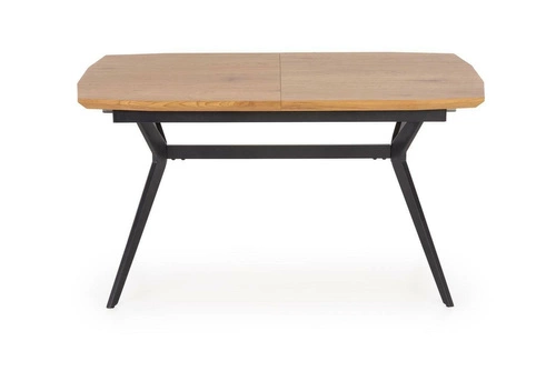 Rozkládací jídelní stůl Stavio dub zlatý černé nohy moderní industriální Intesi