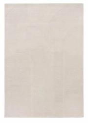 Vlněný koberec do obýváku Valanga 160x230 béžový moderní měkký Carpet Decor