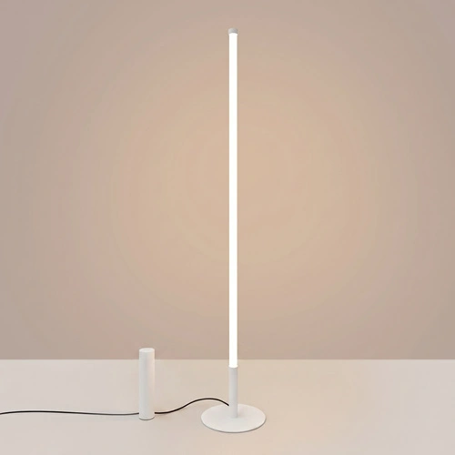 TRANG bílá LED stojací lampa do obývacího pokoje moderní 3000K