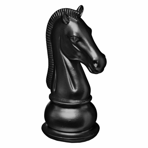 Dekorace Šachy Kůň černý 25,5cm