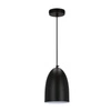 Icaro závěsná lampa černá 1x40W E27 stínidlo černé