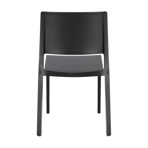 Zahradní plastová židle Kate SCAB Design antracit, stohovatelná, snadno čistitelná
