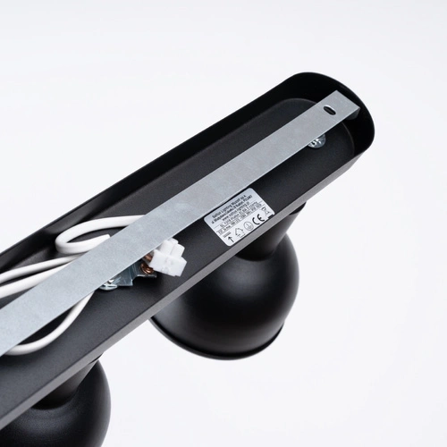 Stropní svítidlo ELBA 3 černé loftové kovové do obýváku a jídelny SOLLUX LIGHTING