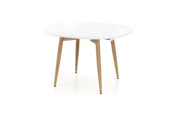 Rozkládací jídelní stůl Rebi skandinávský bílý dub san 160-200 cm Intesi