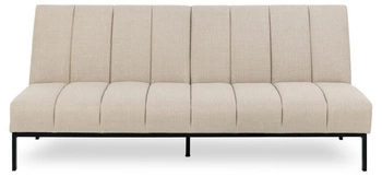 Rozkládací pohovka Caix béžová moderní s funkcí spaní do obýváku Actona 198 cm