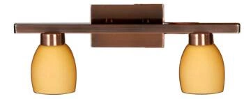 Moderní stropní svítidlo Dakota měděné 2bodové do obýváku a kuchyně CANDELLUX