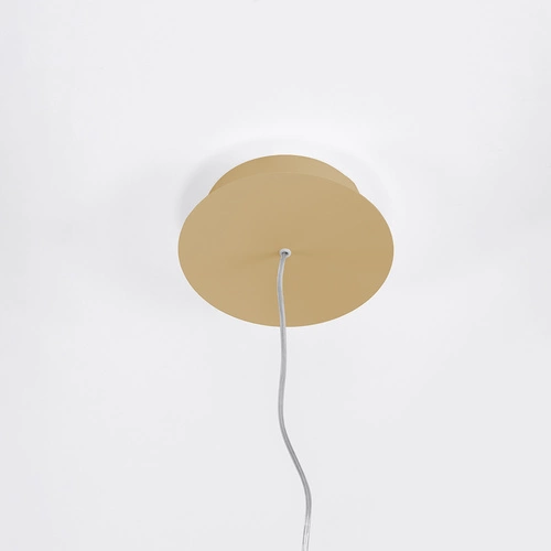 LED lustr RIO 78 zlatý moderní do obýváku a jídelny s rozptýleným světlem