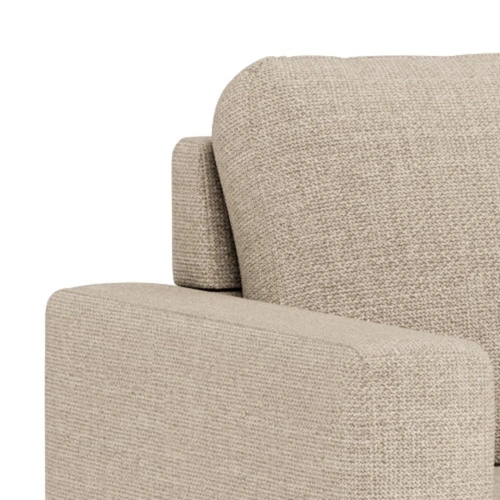 Rozkládací křeslo na spaní Fleury béžový samet do obývacího pokoje