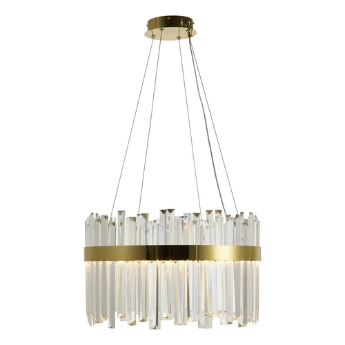 Royal Závěsné svítidlo LED crystal gold 50 cm