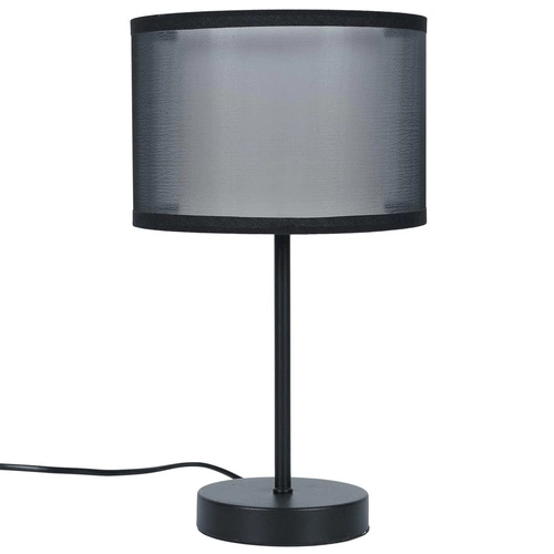 Stolní lampa s dvojitým stínidlem šedá