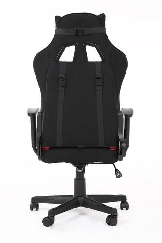 Ergonomické herní křeslo Cayen otočné s opěrkou hlavy červené černé do kanceláře a na studium