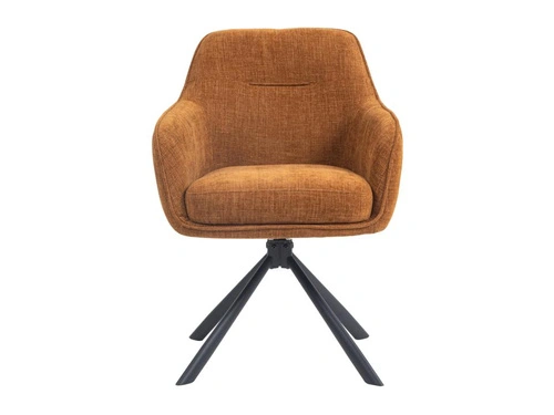 Otočná jídelní židle Avola čalouněná s područkami