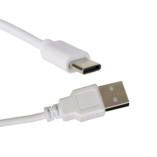 Moderní LED stolní lampa Intesi černá s USB a nastavitelnou intenzitou do obýváku a ložnice