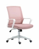 Otočná kancelářská židle Calmo růžová s područkami moderní do kanceláře a pracovny
