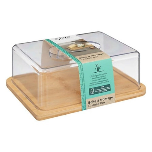 Nádoba na sýr z bambusu