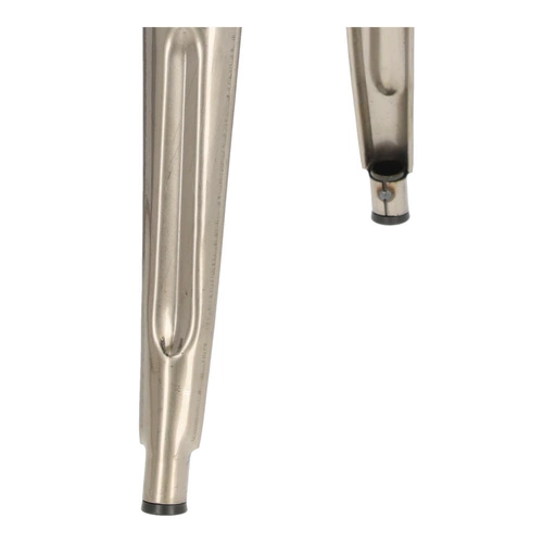 Barová židle Paris Back 75 cm metalická inspirovaná Tolix OUTLET