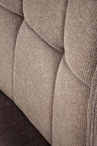 Čalouněná jídelní židle Omara šedá moderní prošívaná na lyžinách Intesi