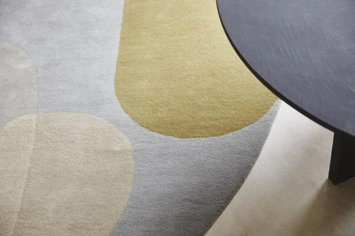 Oválný vlněný koberec do obýváku Decor Miller Spring 200x280 geometrický snadno čistitelný