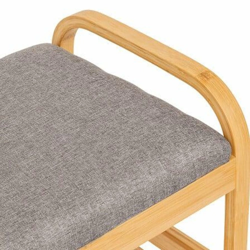 Bambusový botník s lavicí Cosy 5five simply smart, přírodní, skandinávský, 90 cm