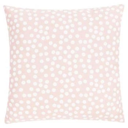 Dekorační polštář do obýváku Allover Dots 45x45 bavlněný růžový Intesi
