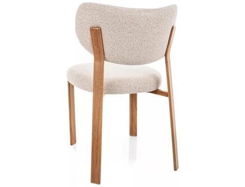 Židle Norin béžová čalouněná skandinávská do jídelny Intesi