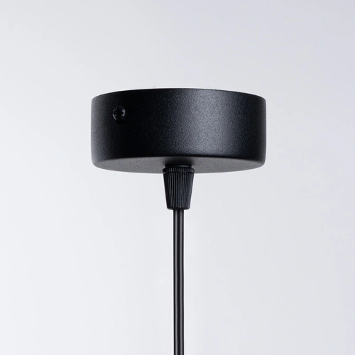 Závěsné svítidlo koule HYPERION 1 černé moderní do obýváku s nastavitelnou výškou