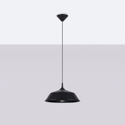 Závěsné svítidlo FRIKA černé moderní kovové nad jídelní stůl a do obýváku