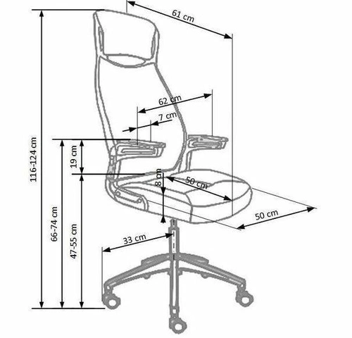 Ergonomická kancelářská židle Klira šedá s opěrkou hlavy otočná na kolečkách do kanceláře Intesi