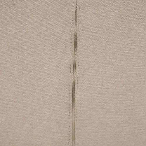 Čalouněná béžová jídelní židle s područkami na kovových nohách Atmosphera Visoca