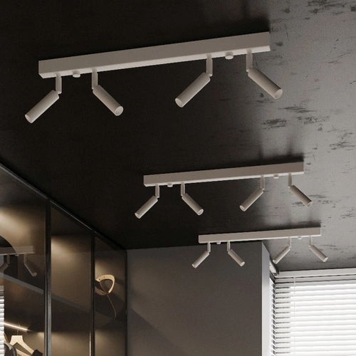 Stropní svítidlo EYETECH 3 bílé moderní kovové do kuchyně a obýváku Sollux Lighting