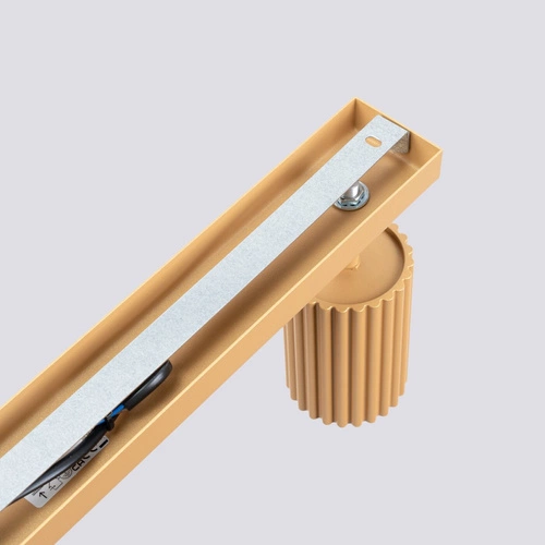 Stropní svítidlo KARBON 4x zlaté nastavitelné glamour do obýváku a ložnice SOLLUX LIGHTING