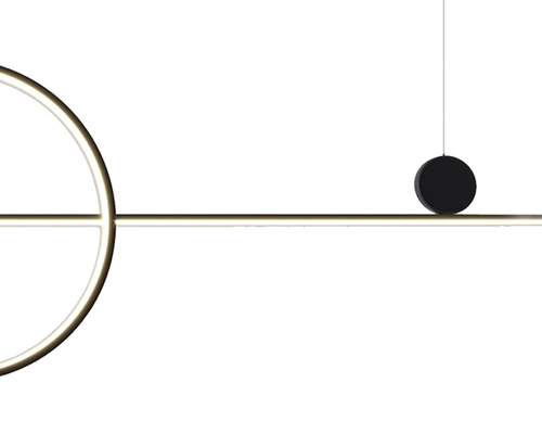 Závěsné svítidlo LED NEW AGE černé 120 cm