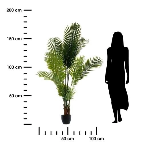 Umělá palma v květináči Atmosphera 180 cm moderní umělá rostlina do obýváku
