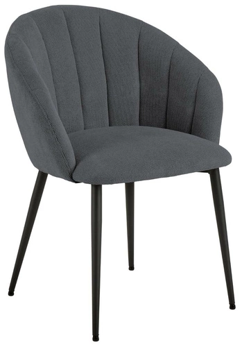 Jídelní židle Daniella Actona čalouněná antracitová s područkami moderní