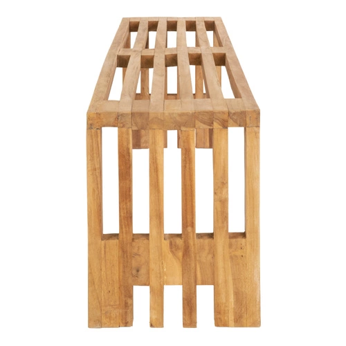 Lavička Benidorm 140 cm přírodní teak