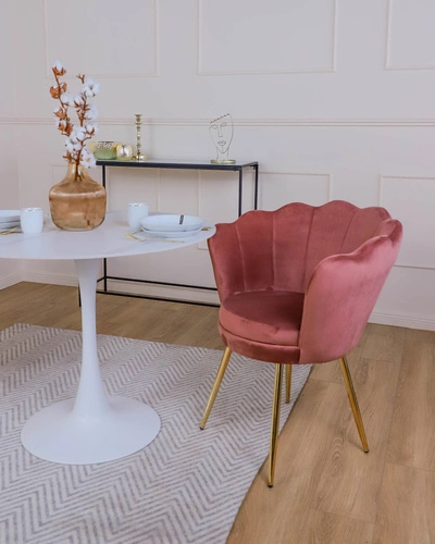 Židle Florence VIC světle růžová