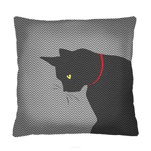 Sametový dekorační polštář KLEKS antialergický do obývacího pokoje nebo ložnice 40x40 cm