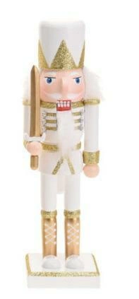 Louskáček William 4 25cm bílý