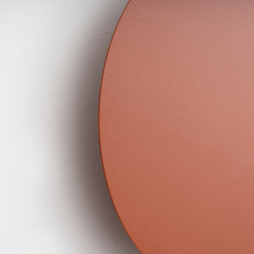 Nástěnné LED svítidlo BORGEN červené moderní ocelové do obýváku a ložnice 30 cm