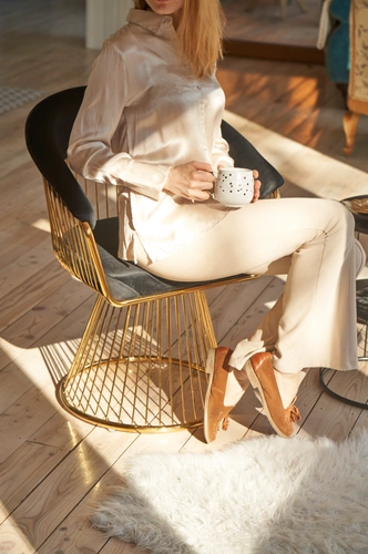 Židle Feeny Velvet černá