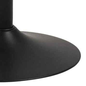 Barová židle s opěrkou Sylvia Actona moderní čalouněná otočná výškově nastavitelná do kuchyně antracitová